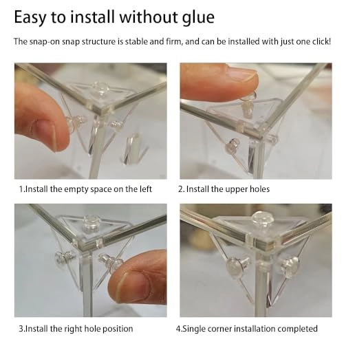 Acrylic Display Case for Lego 76240 Tank - 50 x 30 x 20 cm 3mm Dustproof