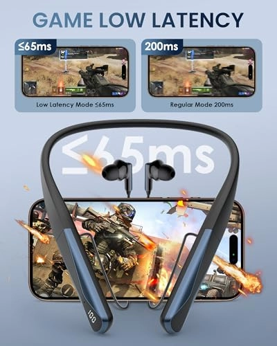 Neckband Headphones Wireless Earbud