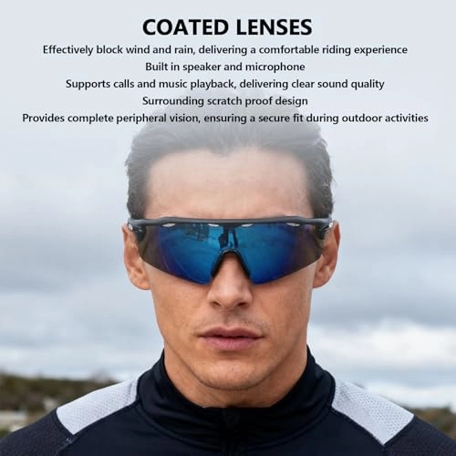 Smart Bluetooth Glasses - BT 5.4 Blue Light Blocking