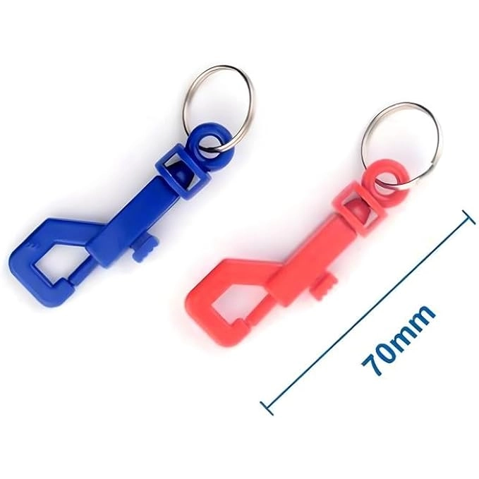 2 Pieces Key Chain - 70mm Stylish Durable