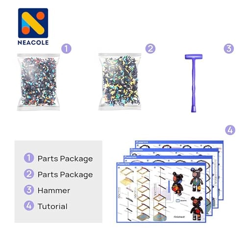 Bear Building Blocks - Graffiti bear 7220 pcs