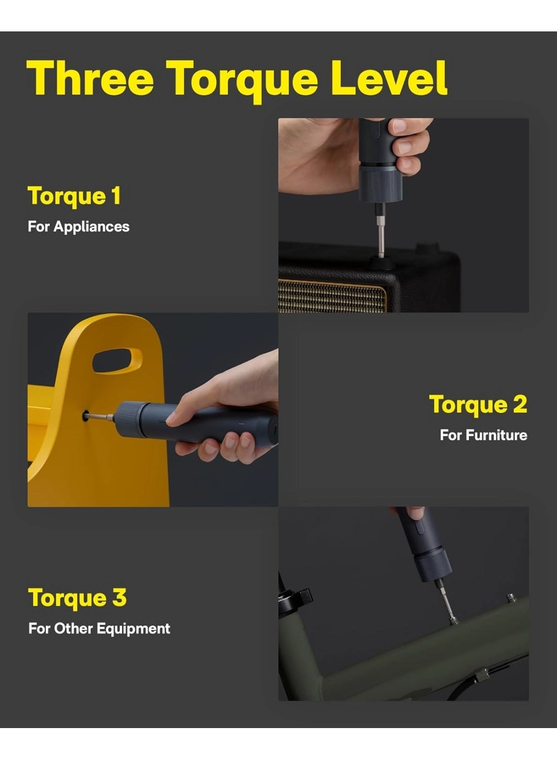 Electric Cordless Screwdriver - 1500mAh