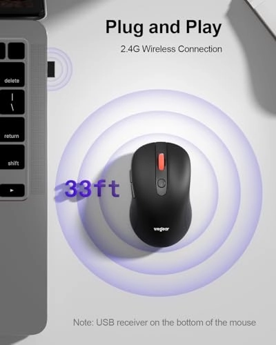 MW17 Slim Mini Cordless Mouse - USB