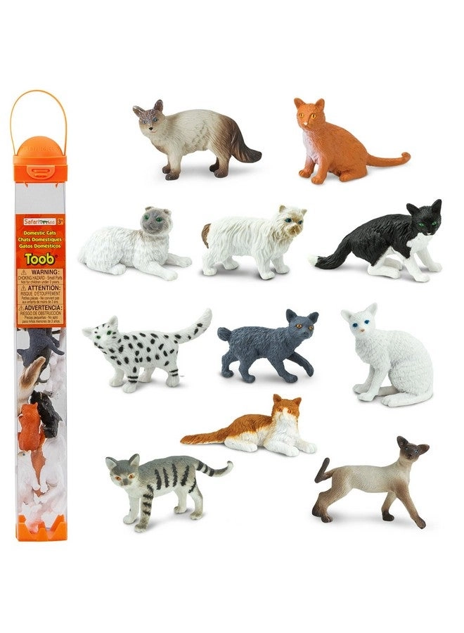 Safari Ltd Domestic Cats Mini Figurines 11 pcs