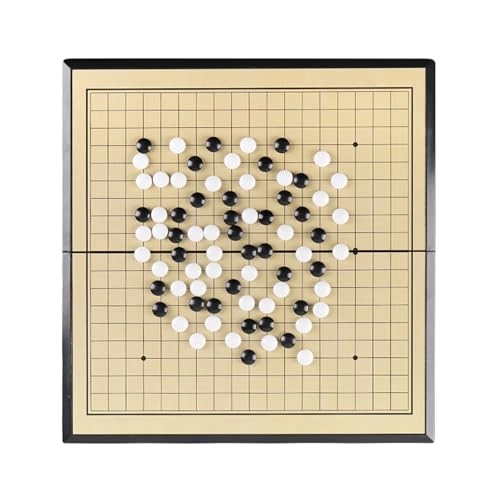 Go Game Set - Magnetic Foldable Yellow+Black