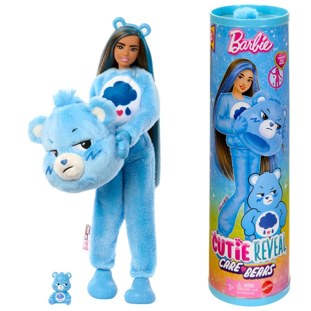 Barbie Grumpy Bear Chelsea Doll - Cutie Reveal Brunette Ages 3+