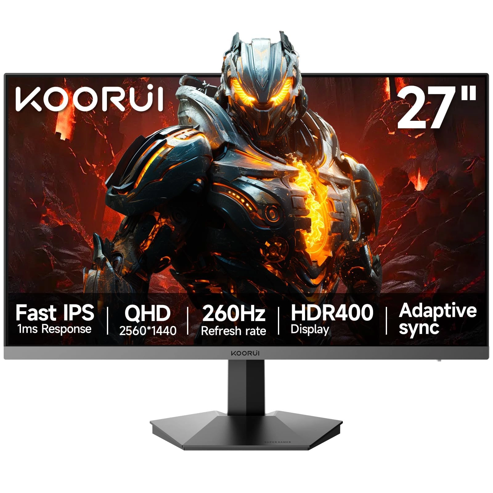 Koorui G2721X - 27 Inches 2560 x 1440 Pixels