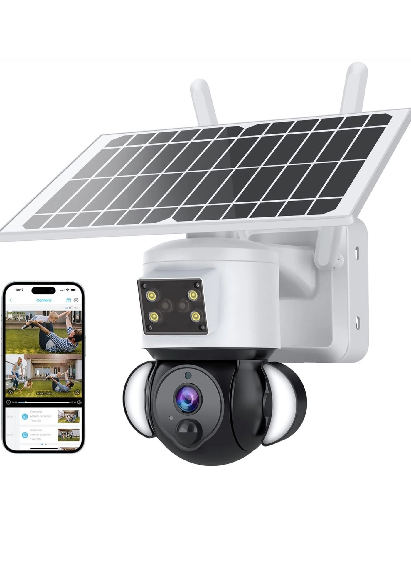 Solar Security Wireless Outdoor Camera 2K