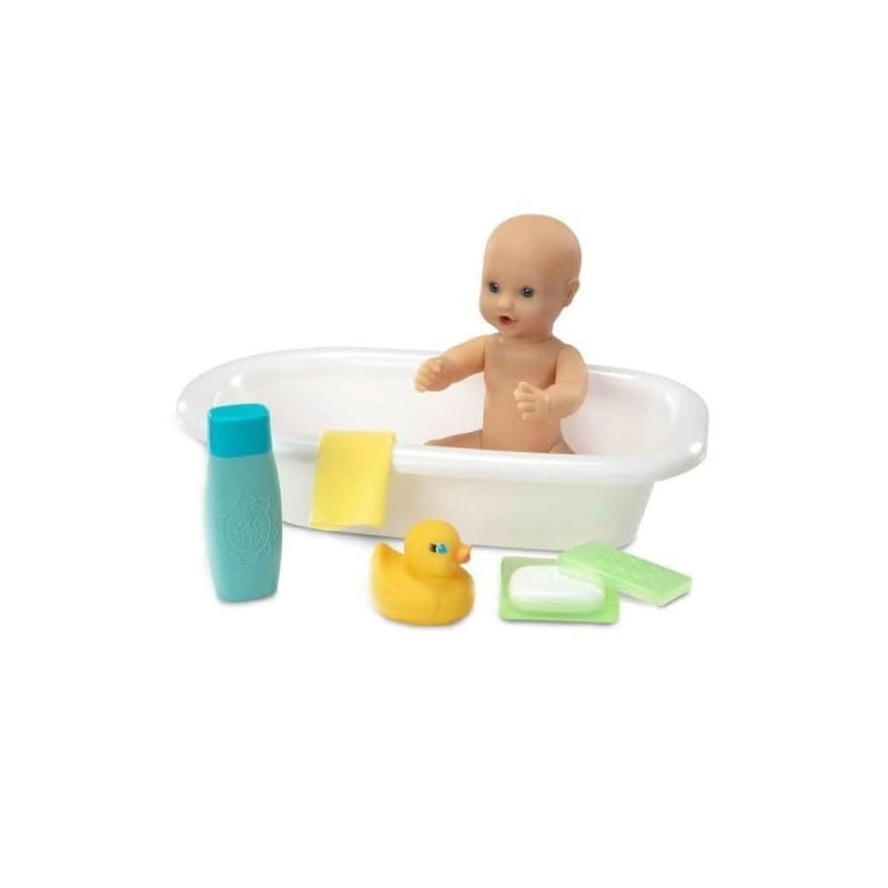 Mine to Love Baby Doll Bathtub - Pink 6 pcs Set