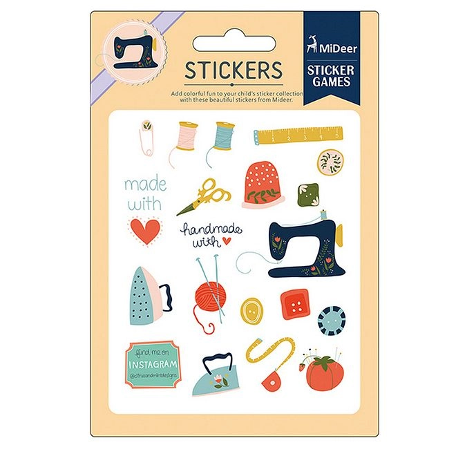 MIDEER Colourful Sewing Machine Stickers