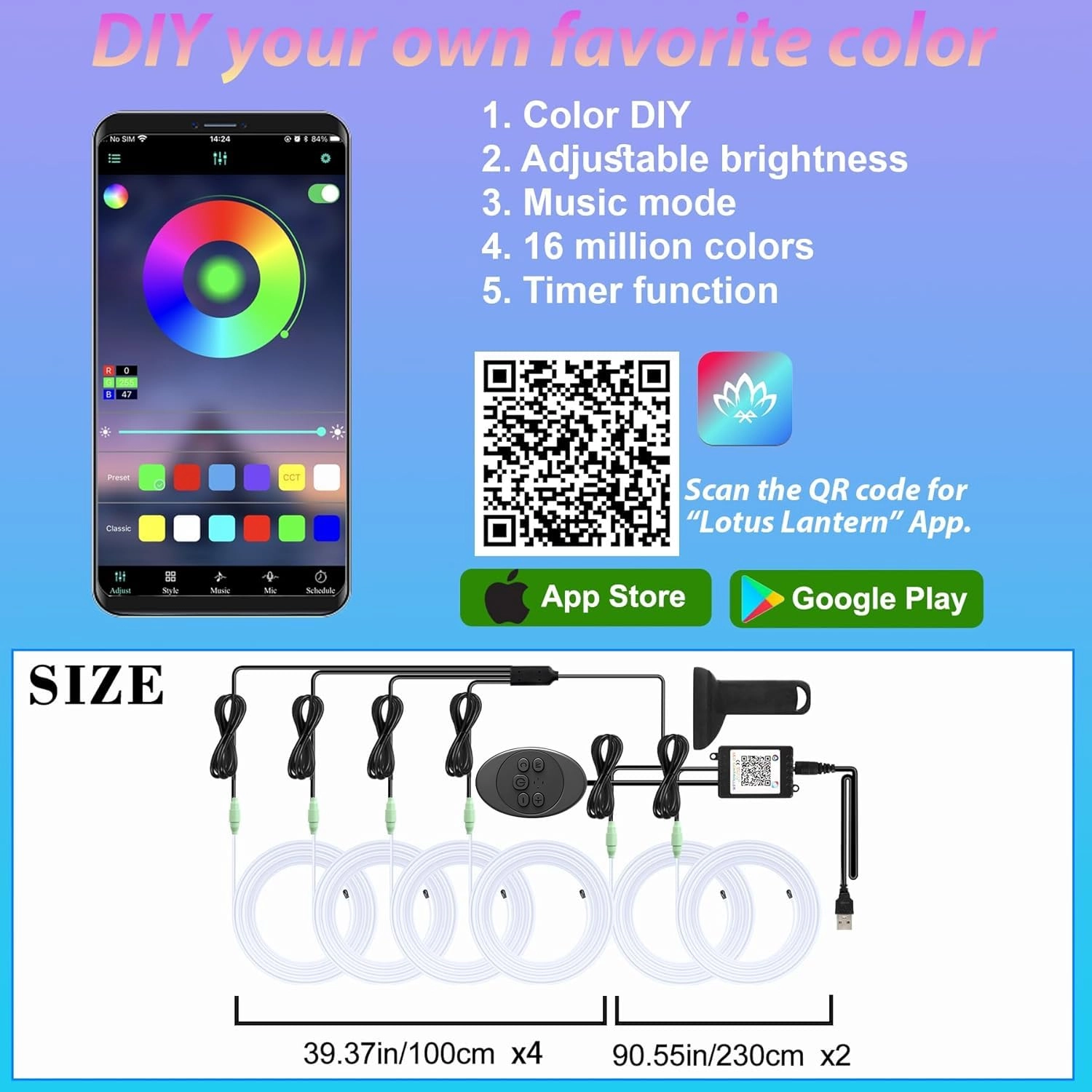 Car Led Strip Lights