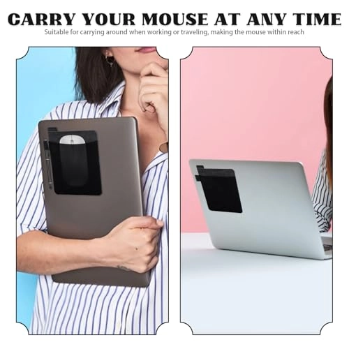 Mouse Holder - Stick on Black Pack