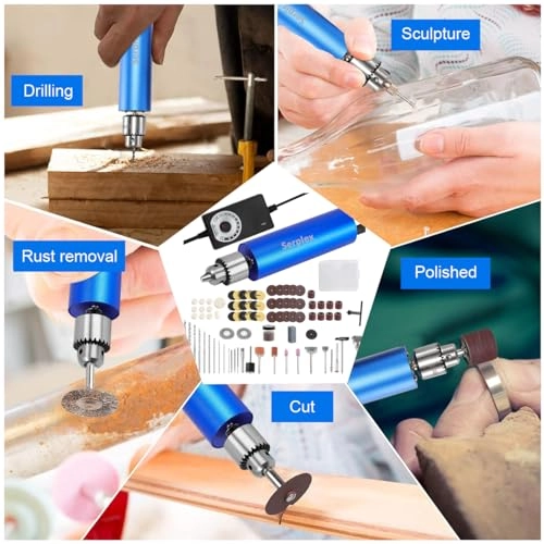 Mini Electric Drill - Corded Electric 105 attachments