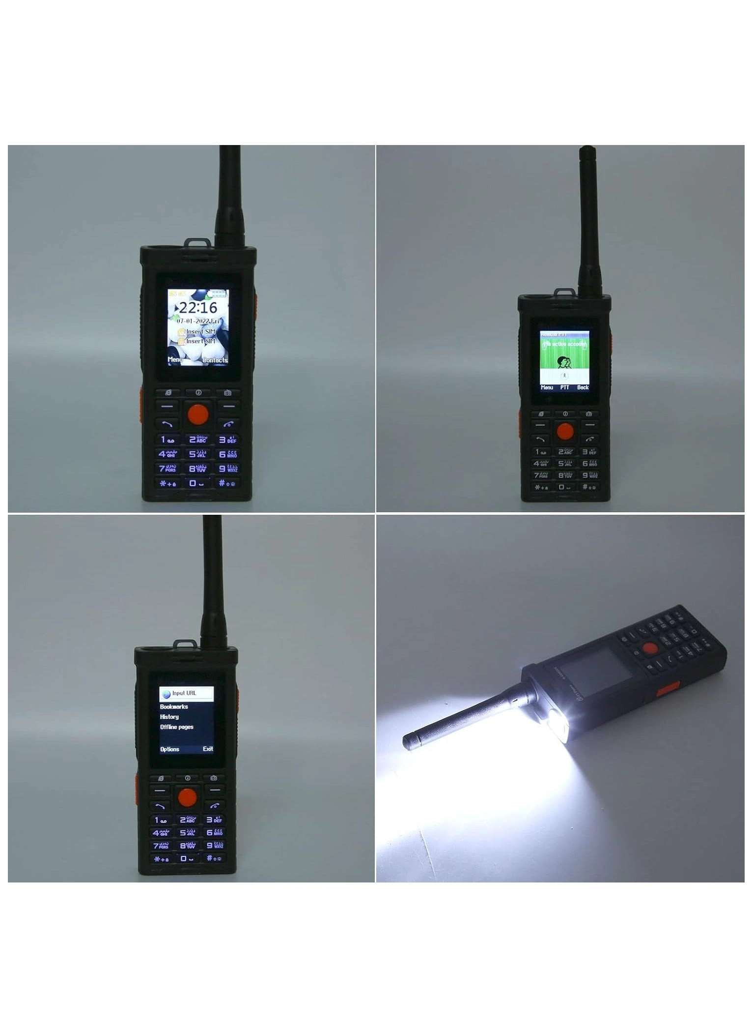 Mobile Phone - 20,000 mAh Dual SIM LED Light