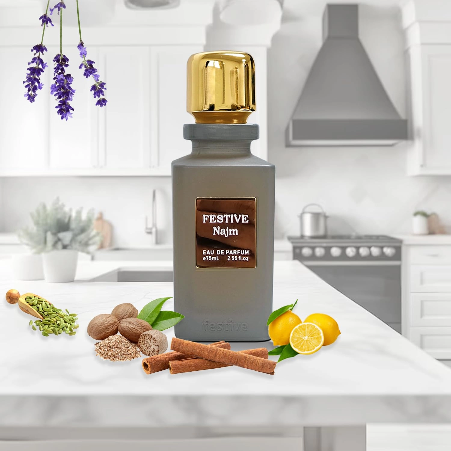festive Najm Eau de Parfum - 75ml Bundle