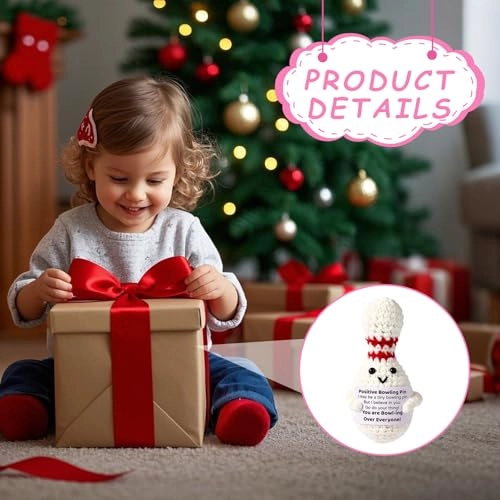 Positive Crocheted Bowling Ball - 11 cm Cotton