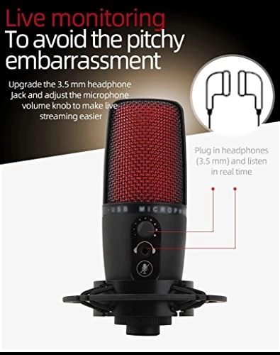 tghnjklovd670 USB+3.5mm-Mini-Jack Microphone