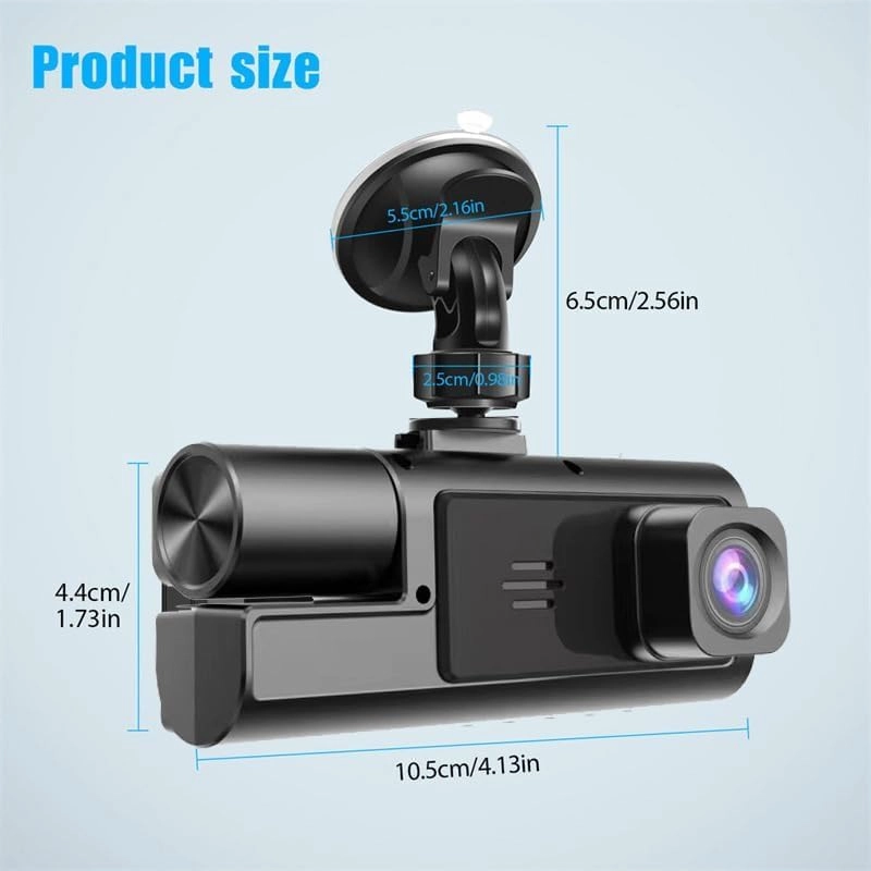 3 Channel Dashcam - 1080P