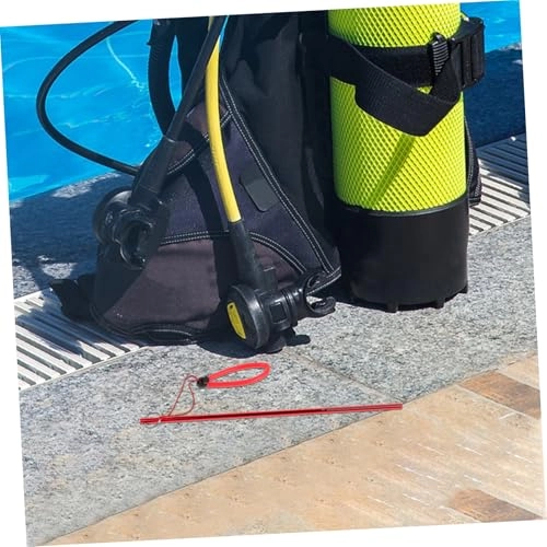 Diving Pointer Rod - 35.00X0.80X0.80CM Red Aluminium alloy