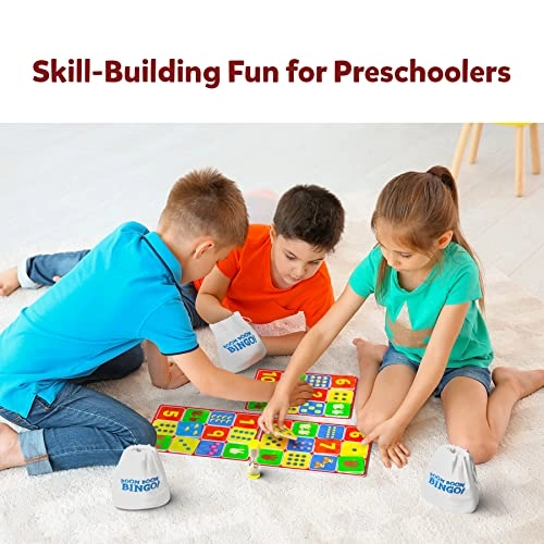 Bingo Preschool Board Game - Ages 4 to 7 63 pieces