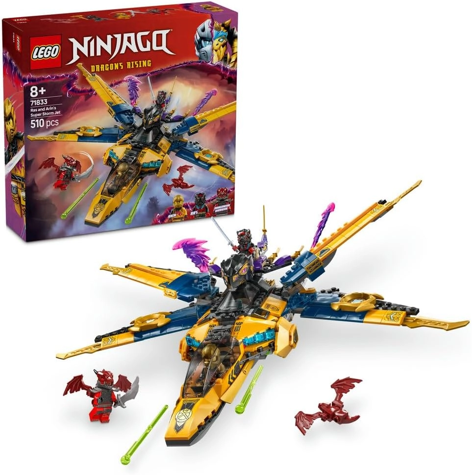 Ninjago Ras And Arin's Super Storm Jet (71833)