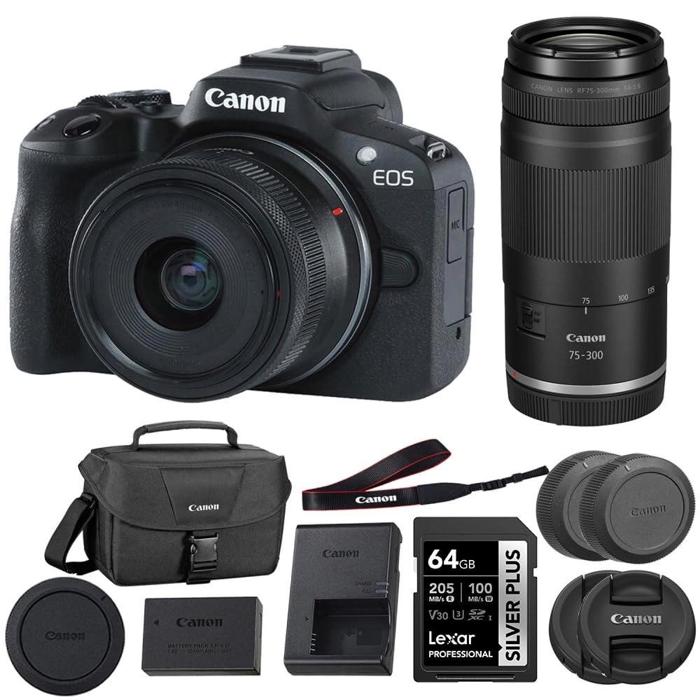 EOS R50 + RF-S 18-45mm + RF 75-300mm