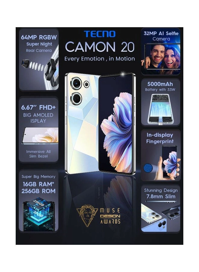Camon 20 - 8GB 256GB