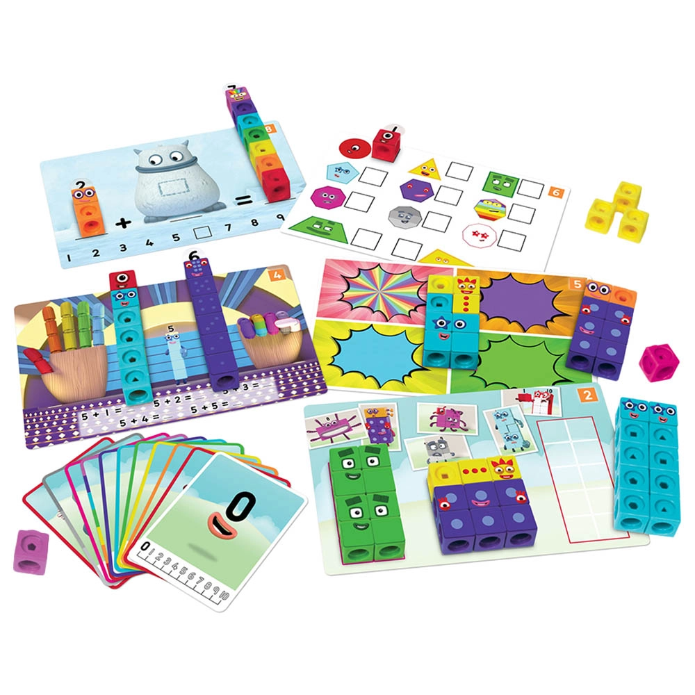 Learning Resources Mathlink Cubes Number Blocks 1 Number Blocks 1-10 - Suitable for 3 years and above 251 pieces