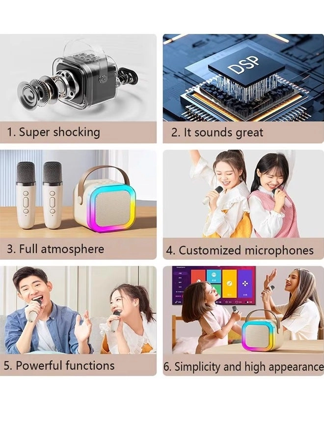 Karaoke Speaker Set - 2 wireless microphones