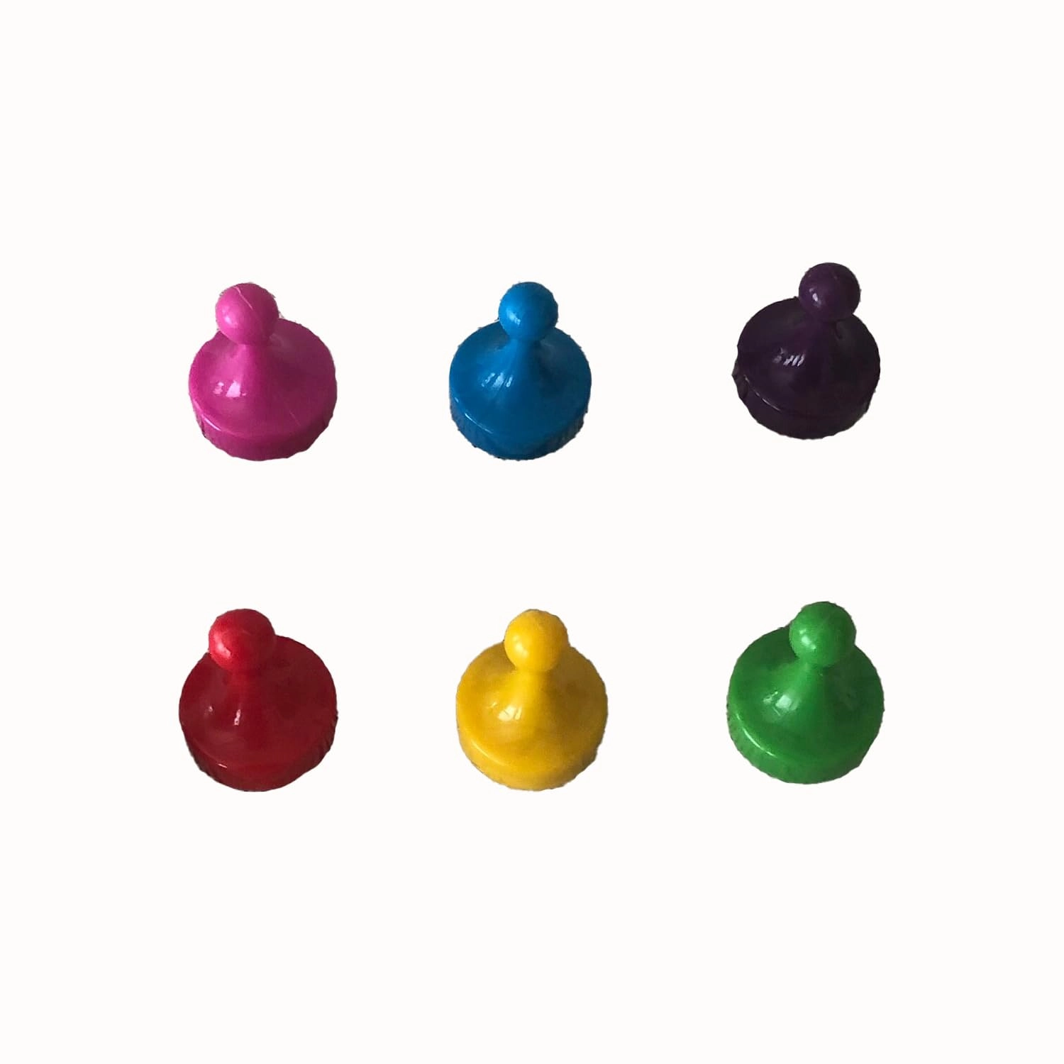 Parker Brothers CLUE Replacement Game Mover Parts - Set of 6
