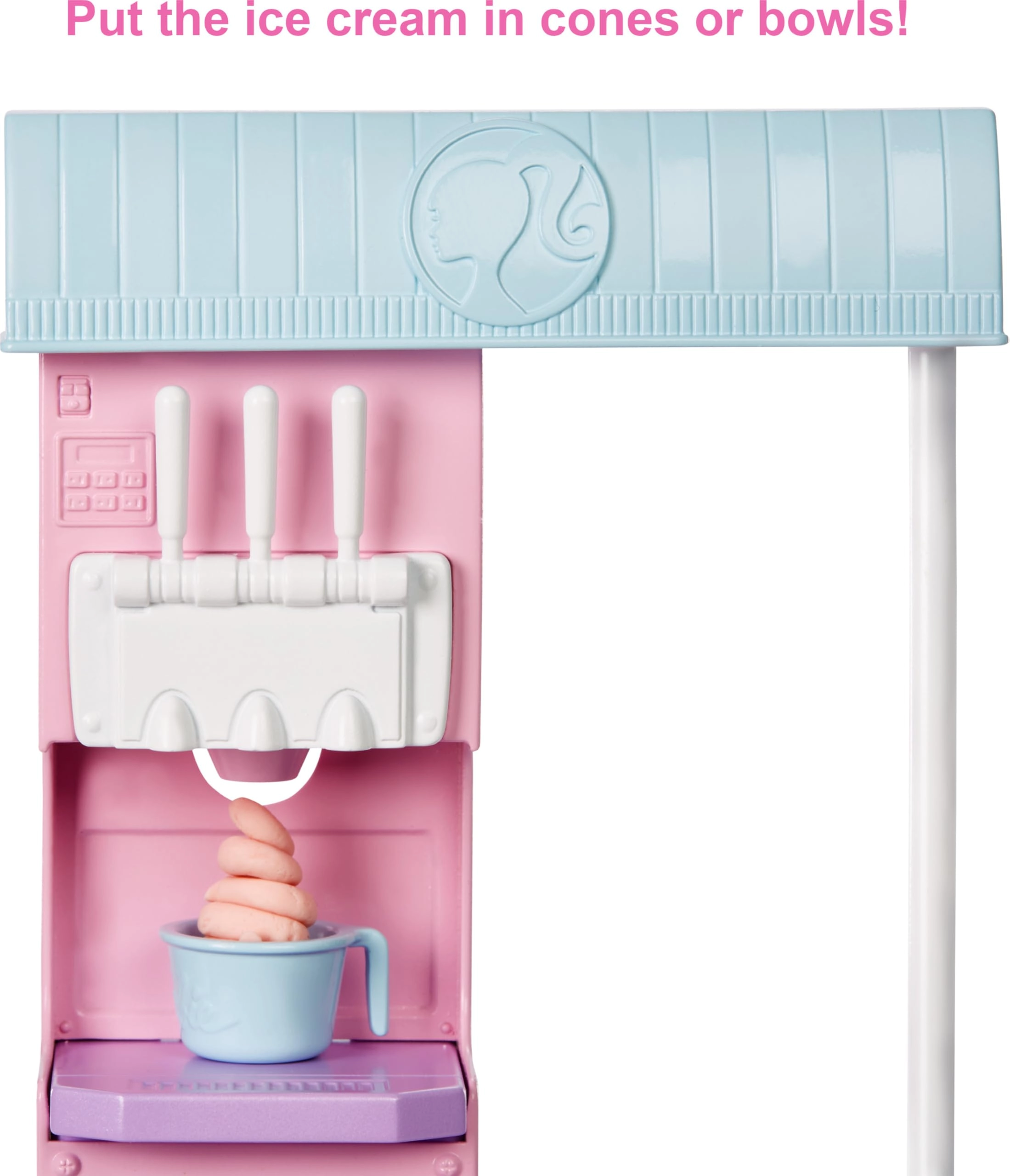 Barbie Ice Cream Shop Set - 12 inches Blonde Ages 3+