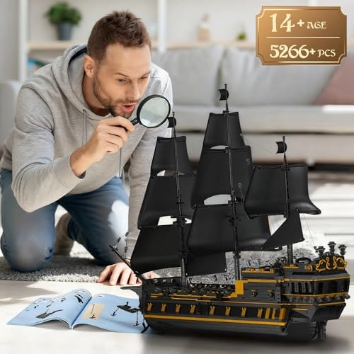 Large Black Pearl Ship - Pirates Ship