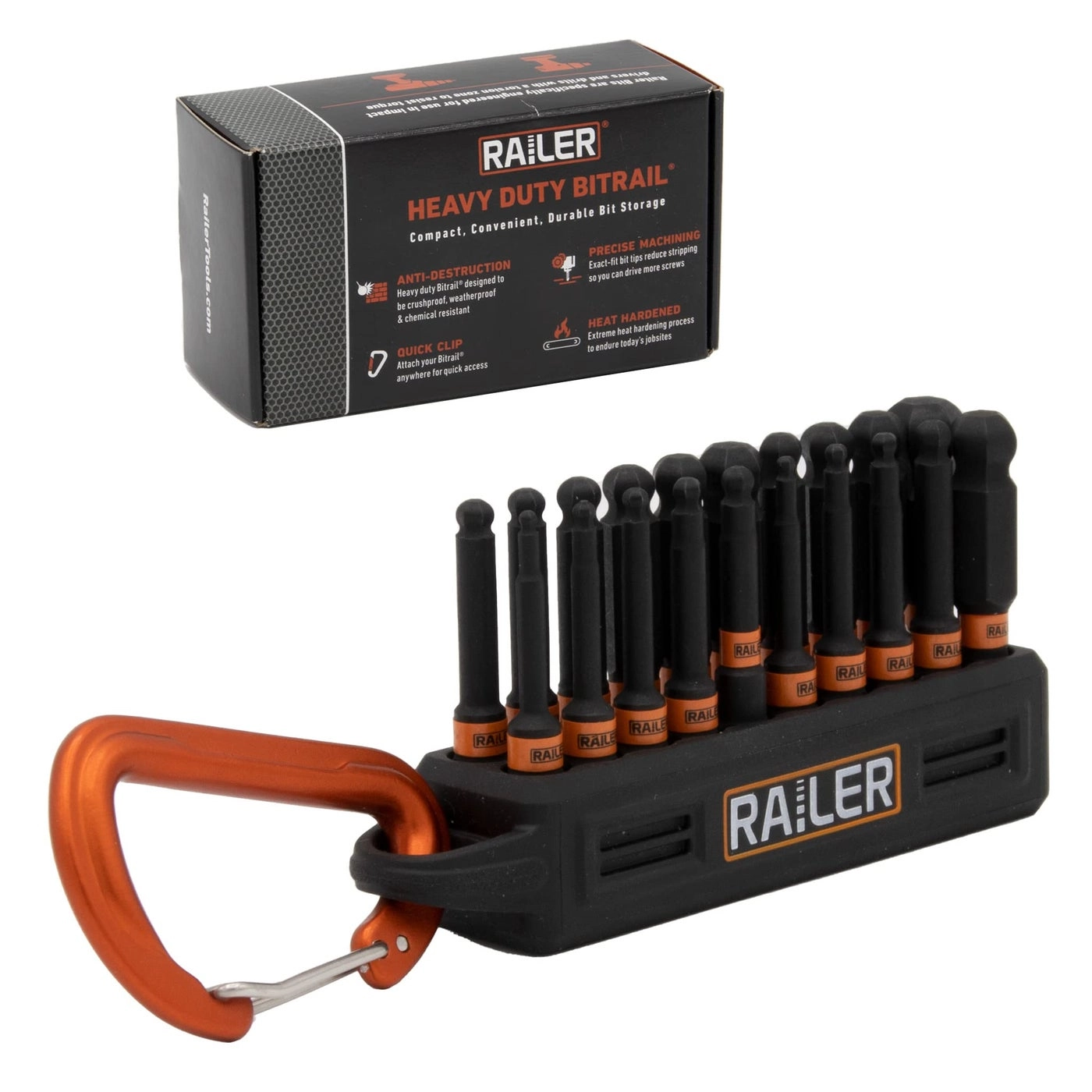 Railer Ball End Hex Bit Set - 25mm 2 Inch