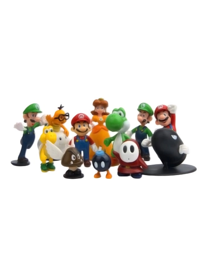 Super Mario Bros Figure Set 12 pcs