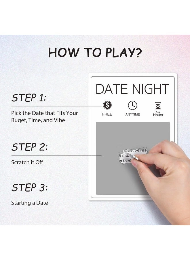 Scratch Off Date Ideas - Valentines 40 Romantic Card Games
