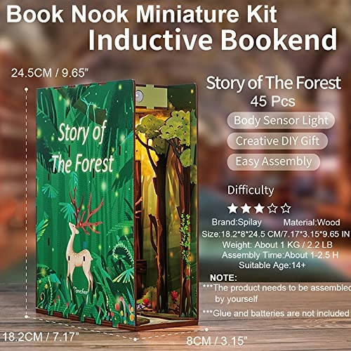 Miniature Book Nook - Forest