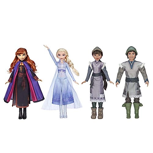 Anna Fashion Doll - Forest Expedition + Elsa Fashion Doll + Ryder Fashion Doll + Honeymaren Fashion Doll