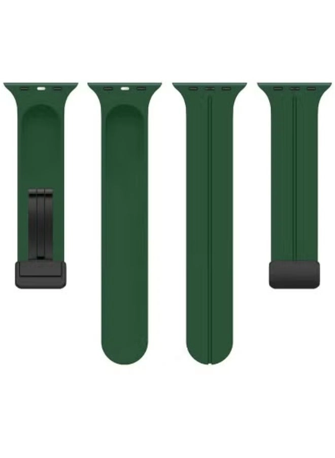 Silicone Sport Watch Band for Apple Watch (45mm/49mm, Series 7/8/9 & Ultra) - green