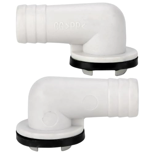 Drain Outlet Connector - ABS 4.7*2.5*2.8cm/1.9*1*1.1inch