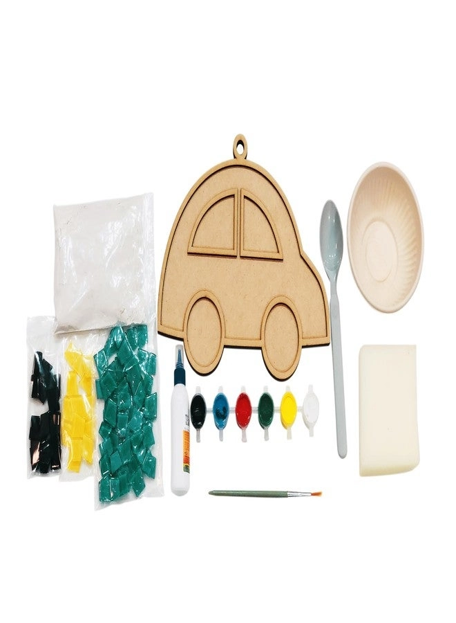 car Glass Mosaic Art and Craft DIY kit