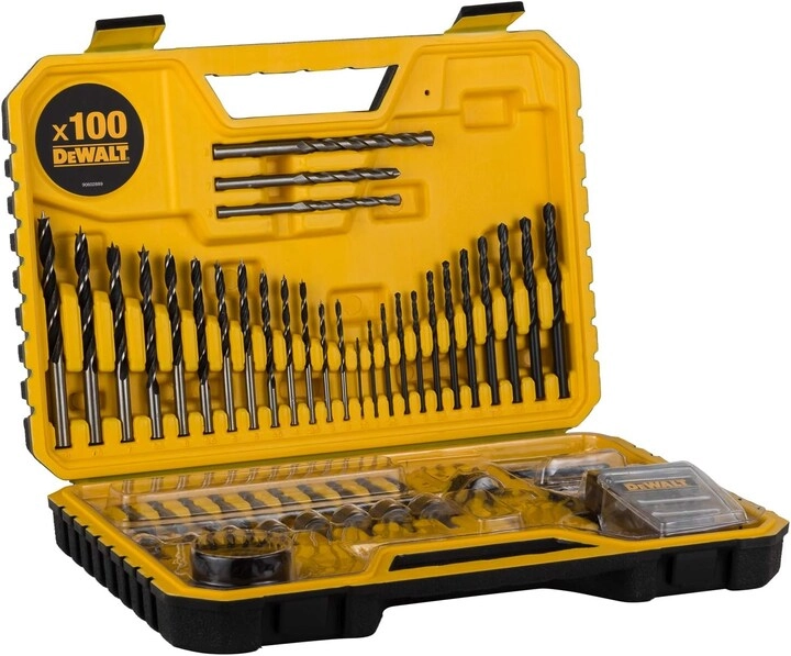 ABBAS ALI HARDWARE Combination Drill Bit Set - 100 Pieces