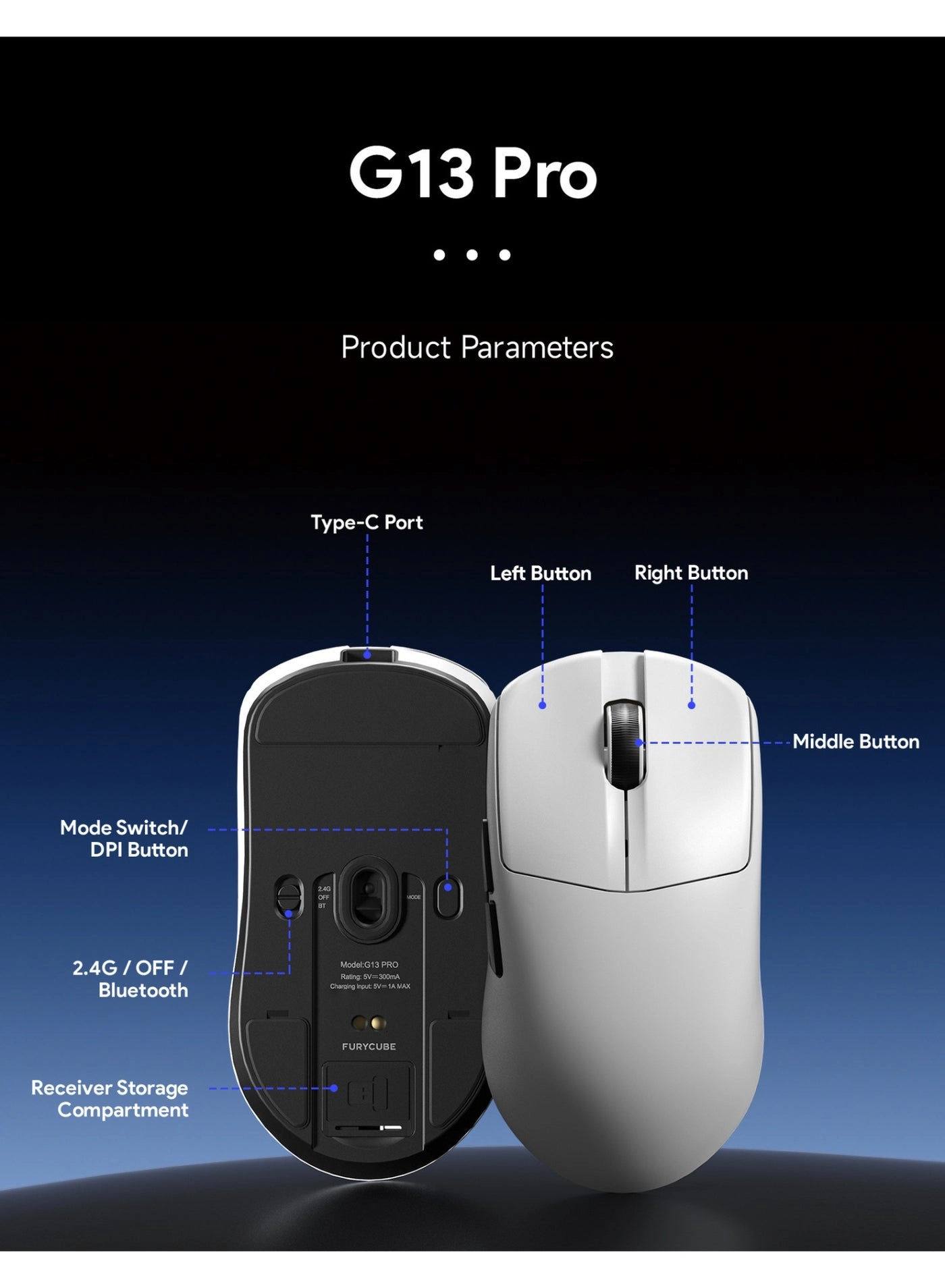 G13Pro - Bluetooth/Wireless