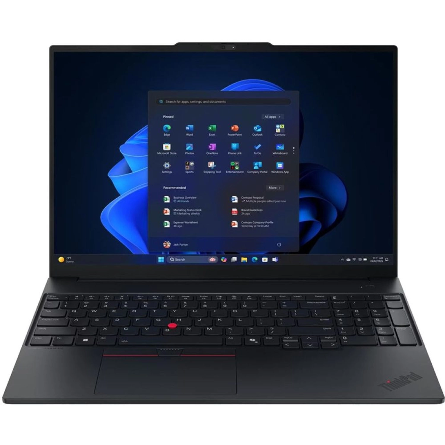 ThinkPad E16 Gen 3 EDGE16-21SR001EGR+ANC - 16'' Core Ultra 7-255H 16GB DDR5 512GB SSD