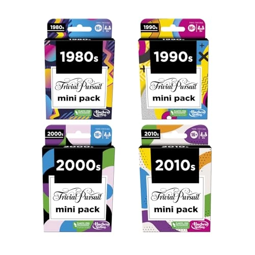 Trivial Pursuit Mini Pack - Multipack 4 Decades