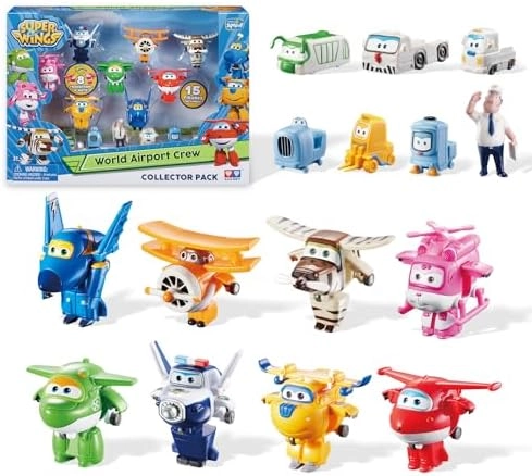 SUPER WINGS WORLD AIRPORT CREW (15 pcs.) Pack
