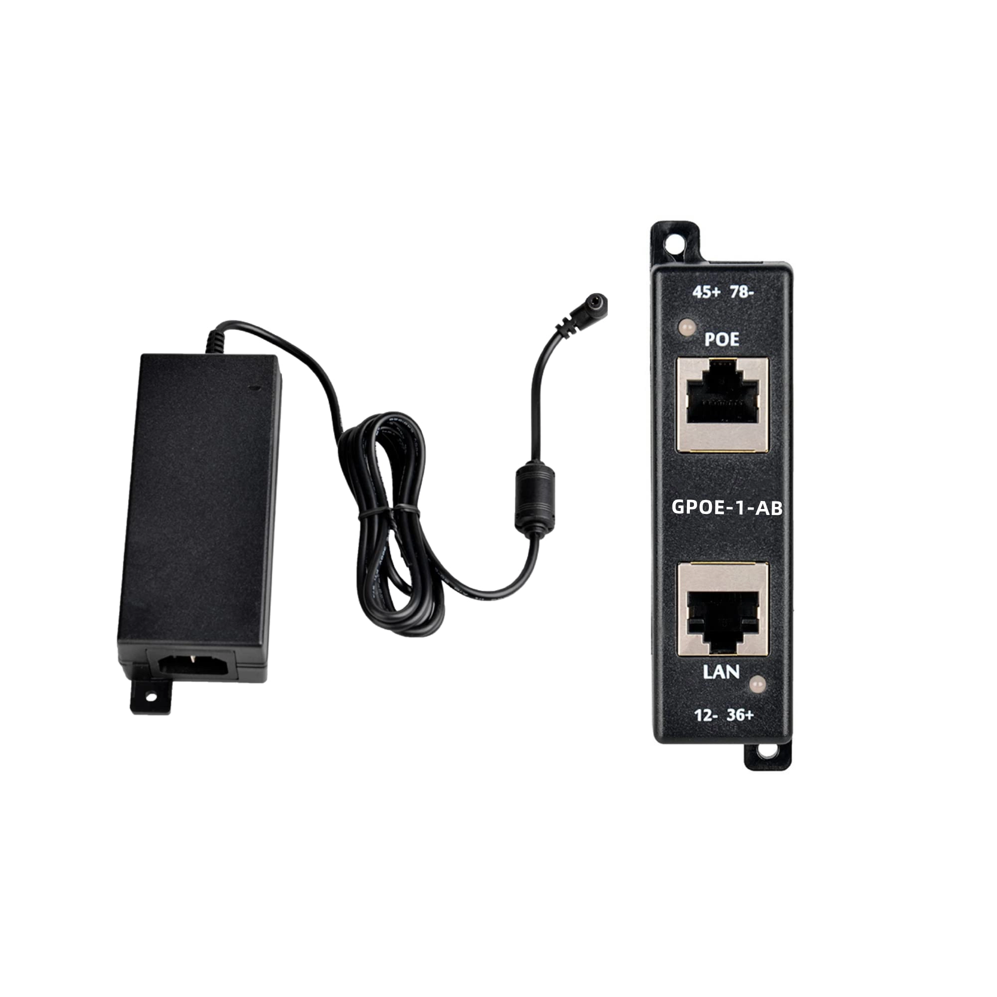 ZHANGQING GPOE-1AB - 12~56V Up to 60W 1 IEEE 802.3af/802.3at 1000Mbps