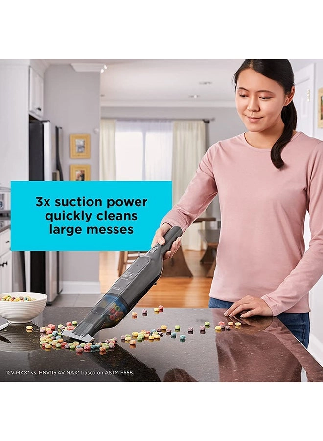 Pelican Handheld Vacuum - 12V 130 ml Dark Titanium