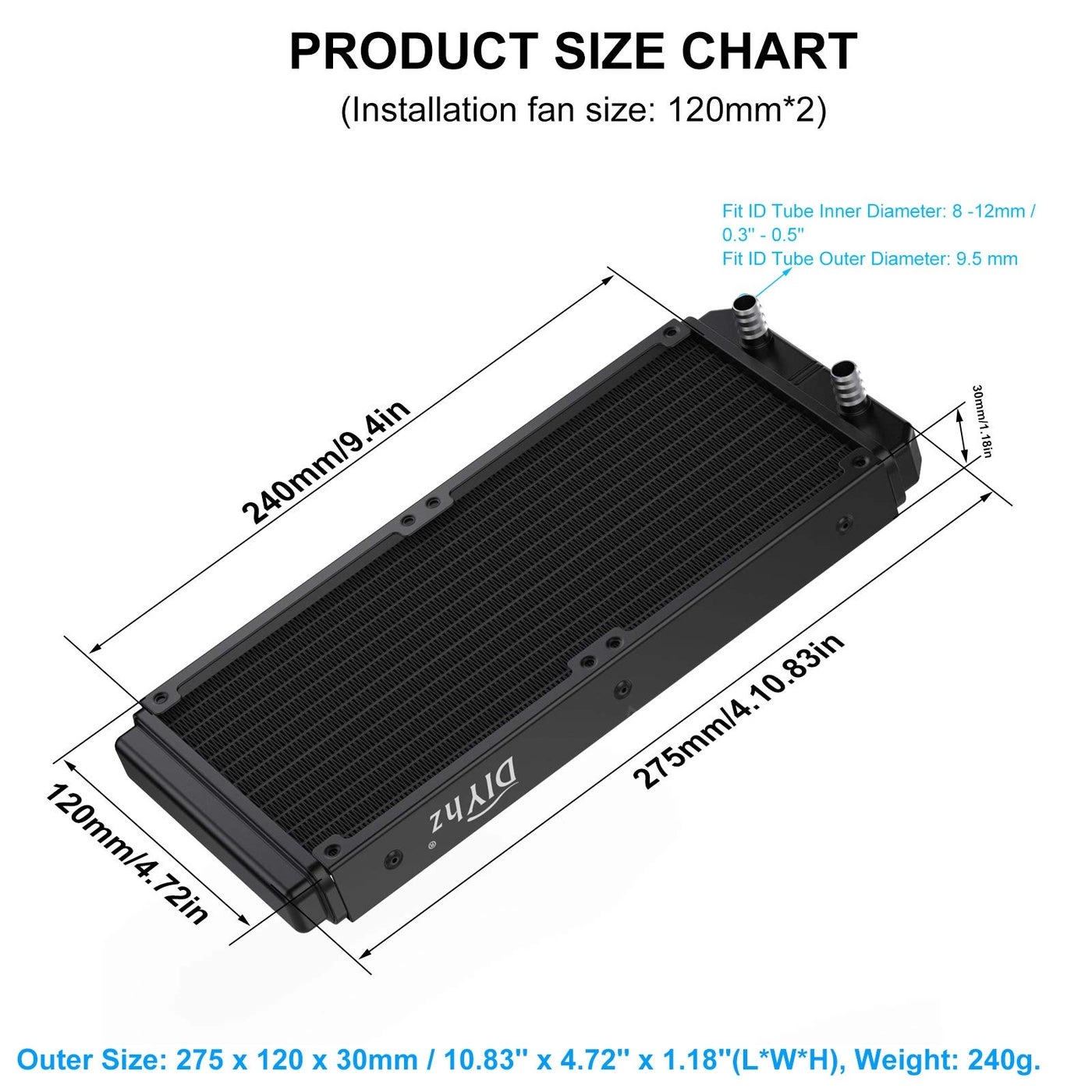 Water Cooling Radiator - 120mm