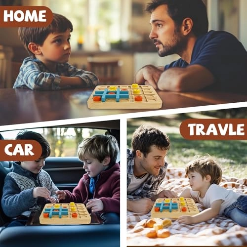 Wooden Tic Tac Toe Game