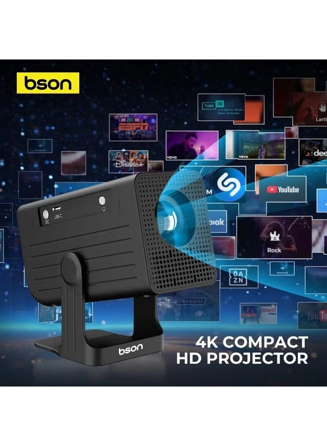 4K Compact HD Projector PR004 170 ANSI Brightness
